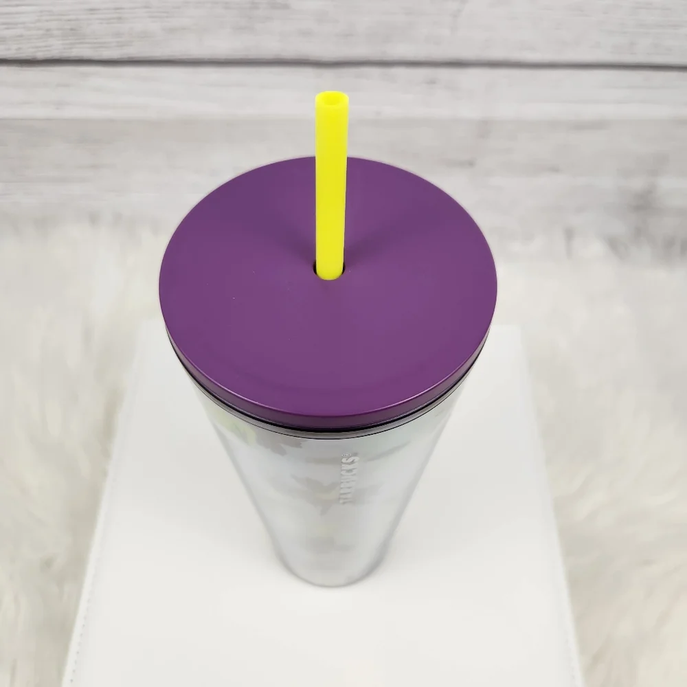 Starbucks purple blue